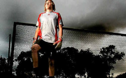 Teenager Josh Green has impressed in goals for the Tweed Valley Kings in the Gold Coast Soccer Premier League competition this season.